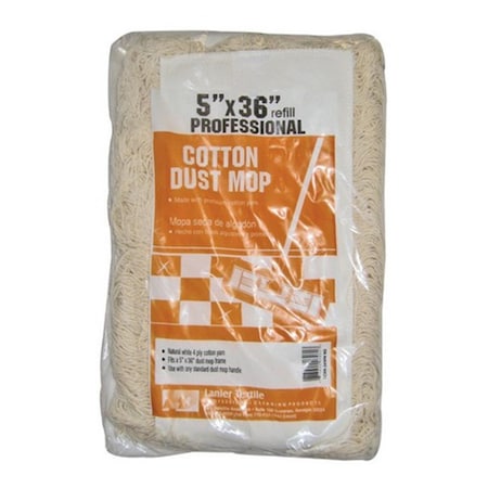 Lanier 126-DUST-R-36 5 x 36 in. Dust Mop Head Refill 19240